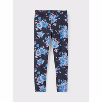 NAME IT Blomster Leggings Vivian Dark Sapphire